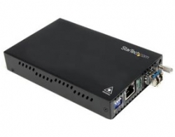 Startech Fiber Media Converter Gigabit 1000mbps Mm Fibre Lc 550m Et91000lc2