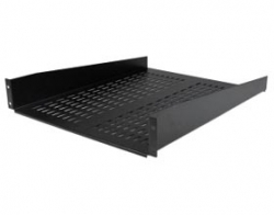 Startech 2u 22in Vented Rack Mount Cantilever Shelf Fixed Server Rack Cabinet Shelf - 50lbs/ 22kg