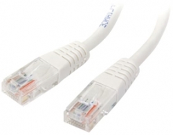 Startech 15m Cat5e White Molded Rj45 Utp Cat 5e Patch Cable - 15 M Patch Cord M45pat15mwh