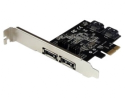 Startech 2 Port Pci Express Sata 6 Gbps Esata Controller Card - Dual Port Pcie Sata Iii Card - PEXESAT322I