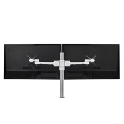 Atdec Af-At-D-Sw Dual Swing Arms On Post White Af-at-d-sw