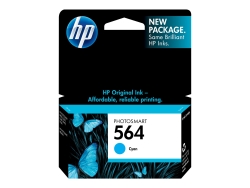 HP 564 Cyan Ink Cartridge CB318WA