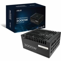 Asus Pro Ws 3000W Platinum Psu Delivers Exceptional Voltage Stability And Advanced Power Delivery For Professionals Supporting Up To Four Graphics Cards To Meet The Demanding Ai Workloads. ASUS-PRO-WS-3000P