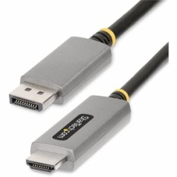 StarTech.com 6ft (2m) DisplayPort To HDMI Adapter Cable, 8K 60Hz, 4K 144Hz, HDR10, DP 1.4 To HDMI 2.1 Active Video Converter - 6.6ft (2m) DisplayPort To HDMI Adapter Cable Connects A DP Desktop To An 8K 60Hz/4K 144Hz HDMI Display; DP 1.4 And Dsc Is Requi