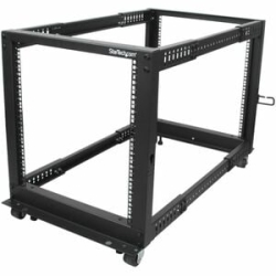 12U Adjustable Depth 4 Post Server Rack 4POSTRACK12U