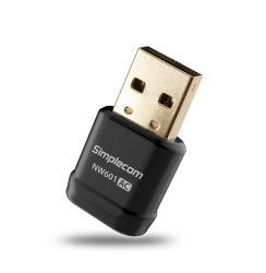 Simplecom NW601 AC600 Mini WiFi Dual Band Wireless USB Adapter NW601