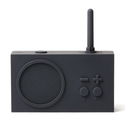 Lexon Thykho 3 Fm Radio & Bluetooth Speaker - Grey LD-LA119G3