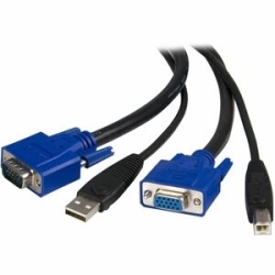 15 Ft 2-in-1 Universal USB Kvm Cable SVUSB2N1_15