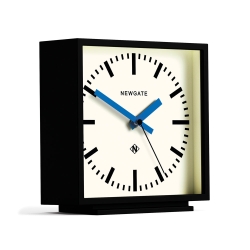 Newgate Amp Mantel Clock Black With Blue Hands NGMAN/AMP390KICE