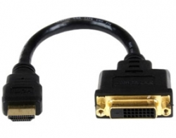Startech 8in Hdmi To Dvi-d Video Cable Adapter - Hdmi Male To Dvi Female - Hdmi To Dvi Dongle Adapter