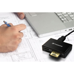 Transcend Flash Reader - USB 3.1 - Sd, Sdhc, Sdxc, MicroSDHC TS-RDF8K2