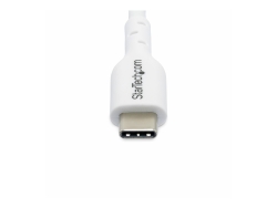 Startech 1M USB-C Charging Cable, 60W 3A Pd, White, Ltw USB2CC1MNCWHE