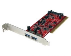 Startech 2 Port Pci Superspeed Usb 3.0 Adapter Card With Sata Power - Dual Port Pci Superspeed