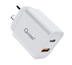 Oxhorn USB Type-C And Type-A 3.0 Quick Charge 20W Charger Ac Adapter 240V 50/60Hz 1A Certified NB-PD20