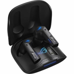 Rog Cetra True Wireless Speednova Bluetooth 2.4 GHz Wireless Gaming Headphones Rog SpeedNova 24-bit 96 KHz Audio Dirac Opteo Bone-Conduction Ai Microphones Adaptive Anc 46-hour Battery Life ROG Cetra True Wireless Speednova