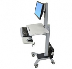 Ergotron Work Fit Sit-stand Ergonomic Lcd Workstation Max Display Size 22" Max Display Weight