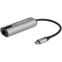 StarTech.com Gigabit Ethernet Adapter For Notebook - 2.5GBase-T, 10Base-T, 1000Base-T, 100Base-TX - Portable - 2.5GbE Nbase-T USB C To Ethernet Adapter/NIC - Securely Connects To Networks Over Cat 5e/RJ45/LAN Cable - 3 Speed 2.5G/1G/100 Mbps - Auto-Negot