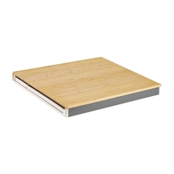 Brateck 2-in-1 Desktop Storage Box, 402x346x36mm, Weight Capacity: 5kg, Removeable Tray: Organizes And Stores Small Items (Ls) DEO03-1