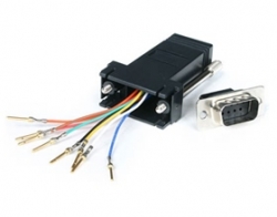 Startech Db9 To Rj45 Modular Adapter - M/ F - Serial Adapter - Db-9 (m) - Rj-45 (f) Gc98mf