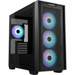 Asus A21 Plus MicroATX Case Offers Support For Hidden-connector Motherboards, 360 Mm Radiators And 380 Mm Graphics Cards, With Two Color Options, Four Pre-installed Argb Fans A21 Plus Asus Case BLK