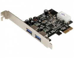 Startech 2 Port Pci Express (pcie) Superspeed Usb 3.0 Card Adapter With Uasp - Lp4 Power - Dual
