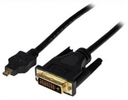 Startech 1m Micro Hdmi To Dvi-d Cable - M/ M - 1 Meter Micro Hdmi To Dvi Cable - 19 Pin Hdmi (d)