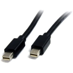 StarTech.com 2m (6ft) Mini DisplayPort Cable, 4K X 2K Ultra Hd Video, Mini DisplayPort 1.2 Cable, Mini DP Cable For Monitor, MDP Cord, M/M - 2m/6.6ft Mini DisplayPort Cable (Mini DP 1.2); 4Kx2K Video (3840x2400p 60Hz); 21.6 Gbps/HBR2/8Ch Audio/MST - Dura