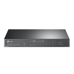 Tp-Link 10-Port Easy Smart Gigabit Switch, POE+(8), Sfp (1) 123W, Metal Case, 5YR TL-SG1210MPE