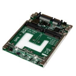 Startech Dual Msata Ssd To 2.5sata Raid Adapter Converter - 2x Msata Ssd To 2.5in Sata Adapter