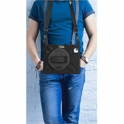 Strike Rugged Case With Hand Strap And Lanyard For Apple IPad Air 11 (M4/M3/M2) Cas-stk APP Ipad AIR 11 2024 RGD HSL