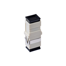Sc OM1 Multimode Through Coupler Flangeless Simplex| Beige 015.002.0079