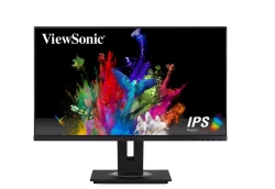 ViewSonic 24" Fhd Ips, 75Hz, 250 Nits, 1000:1, Usb‑c 60W, Hdmi, DP In/Out, RJ45, USB Hub, Has, Pivot, Swivel, Tilt, Speakers. 3YARW VG2456