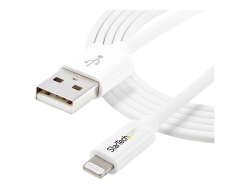 Startech 2M USB-A To Lightning Cable, MFi, White, 2YR USBLT2MW
