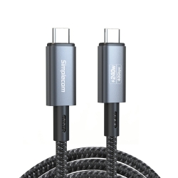 Simplecom CA612 Usb-c To Usb-c Cable USB4 40Gbps 5A 240W PD3.1 8K@60Hz 1.2M CA612