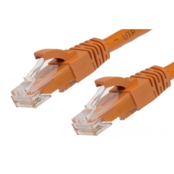 2m RJ45 CAT5E Ethernet Network Cable | Orange 004.001.5005