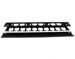 Startech 1u Horizontal Finger Duct Rack Cable Management Panel With Cover Server Rack Cable Duct CMDUCT1UX