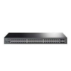 Tp-Link Omada 48-Port Managed Gigabit L2+ Rack Switch, GbE (48), 10G SFP+(4), 5YR SG3452X