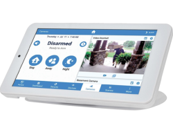 Alula Security - 7" Touchpad - Slimline White With DeviceLink Card RE667W-R