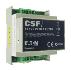 Eaton 5-25A, Din Rail Compact Surge Filter, Single Phase, Hardwired, 1YR CSFI