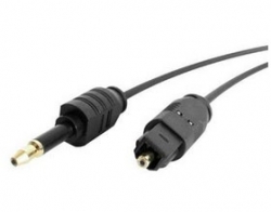 Startech 10 Ft Toslink To Miniplug Digital Audio Cable Thintosmin10