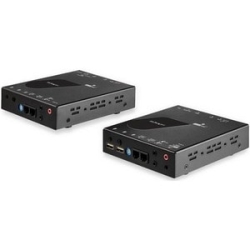 StarTech.com Kvm Extender - Wired - Taa Compliant - 1 Computer(s) - 1 Remote User(s) - 100.58 M Range - 4K - 3840 X 2160 Maximum Video Resolution - 2 X Network (Rj-45) - 5 X USB - 2 X Hdmi - 120 V Ac, 240 V Ac Input Voltage - Desktop SV565HDIP