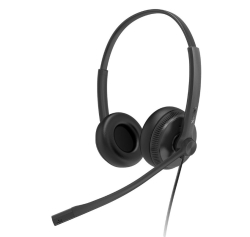 Yealink UH34 Se Dual USB Wired Headset Teams Certified Wideband Noise Cancelling Headset, USB And 3.5mm Jack Controller&Teams Button, Ultra-Lightweigh UH34-SE-D-MS