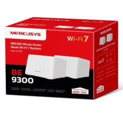 Mercusys Halo H47BE(2-pack) BE9300 Whole Home Mesh Wi-Fi 7 System, 9214 Mbps Tri-Band, Up To 550m² (WIFI7) Halo H47BE(2-pack)