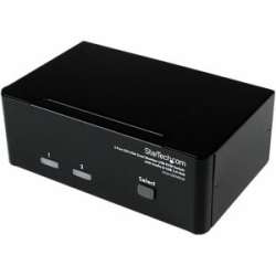 2 Port Dvi VGA Dual Monitor Kvm Switch SV231DDVDUA