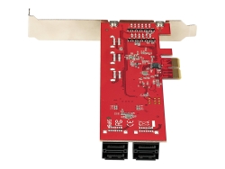 Startech.Com Sata Pcie Card - 10 Port Pcie Sata Expansion Card - 6GBPS - Low/Full Profile 10P6G-PCIE-SATA-CARD