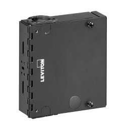 Leviton - Opt-X Sdx Mini Wall Mount Enclosure Accepts 1 Component LE-5WMNT-01C