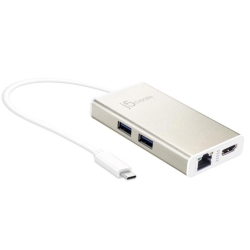 J5create Type-C To Hdmi & GigaLAN & USB JCA374