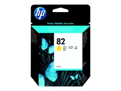 HP 82 69-Ml Yellow Ink Cartridge - 500/800 C4913A