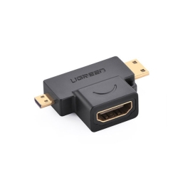 Ugreen Micro Hdmi + Mini Hdmi Male To Hdmi Female Adapter (20144) ACBUGN20144