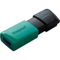 Kingston DataTraveler Exodia M Dtxm 256 Gb USB 3.2 (Gen 1) Type A Flash Drive - Black, Teal - 1 Pack DTXM/256GB